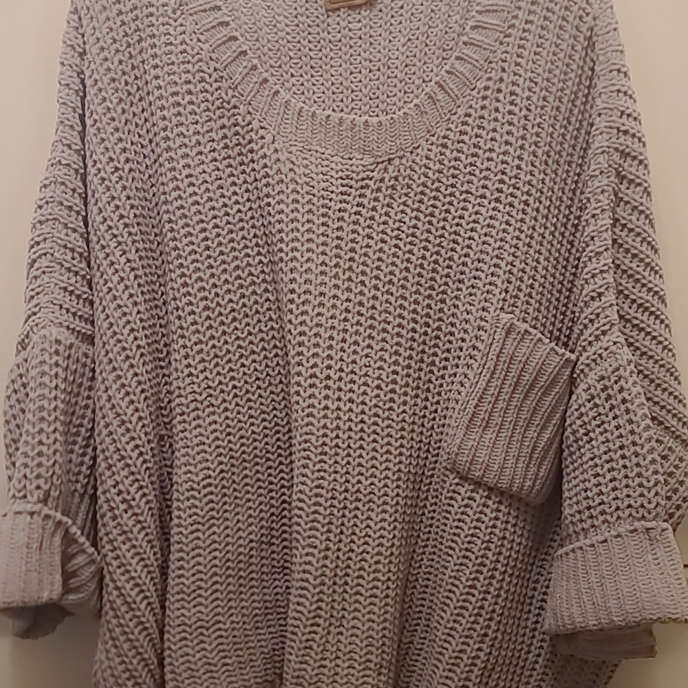 Cozy Gray Knit Sweater
